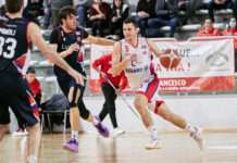 Basket B maschile: sabato 2 marzo Civitus Allianz Vicenza “ospita” la Rucker San Vendemiano terza in classifica Civitus Allianz Vicenza in azione contro la Luxarm Lumezzane