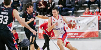 Basket B maschile: sabato 2 marzo Civitus Allianz Vicenza “ospita” la Rucker San Vendemiano terza in classifica Civitus Allianz Vicenza in azione contro la Luxarm Lumezzane