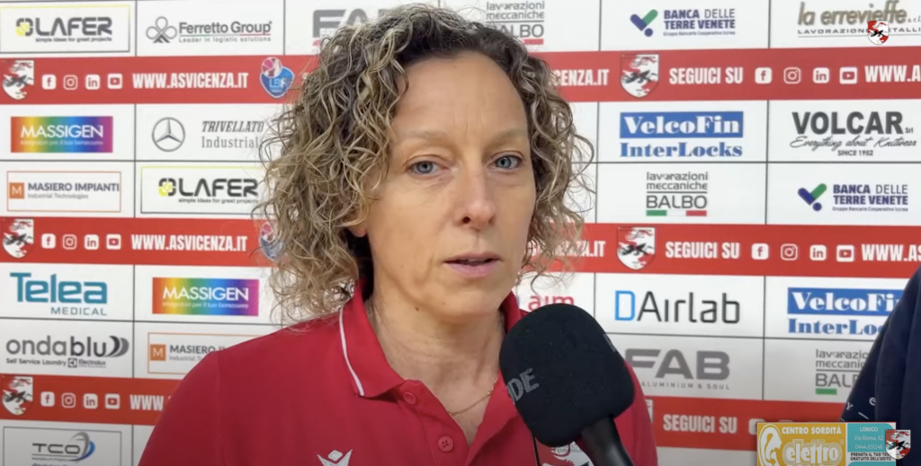 Coach Zara nelle interviste post gara tra Velcofin Interlocks Vicenza e Alperia Basket Club Bolzano