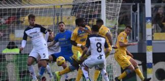 Frosinone-Lecce 1-1, gol di Cheddira e rigore di Krstovic