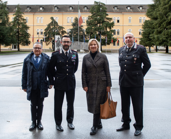 Il Presidente di Confindustria Vicenza Laura Dalla Vecchia in visita al Centro di Eccellenza per le Stability Police Units (COESPU)