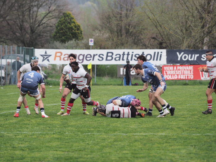 In azione Paul Marie Foroncelli (Rugby Rangers Vicenza vs Mogliano) - foto Alex Zonta