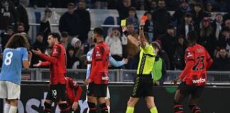 Lazio-Milan, arbitro Di Bello nel mirino: la difesa della moglie