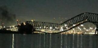 Nave contro ponte a Baltimora: crolla struttura, persone e auto nel fiume – Video