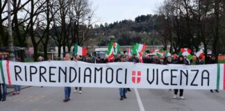 Riprendiamoci Vicenza, il messaggio del Movimento Italia Sociale Vicenza: “basta spaccio e violenze in città, in 300 contro il degrado” Riprendiamoci Vicenza, il messaggio del Movimento Italia Sociale Vicenza