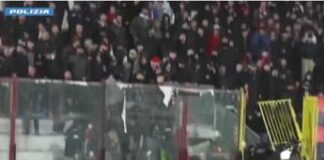 Scontri durante derby Casertana-Foggia, 14 Daspo per 56 anni totali
