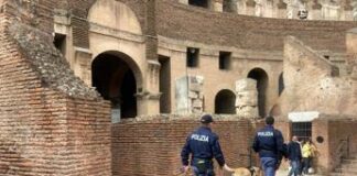 Via Crucis, Colosseo blindato: cani anti esplosivo e artificieri in campo per i controlli – Foto