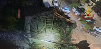 Crollo edificio in Via Baracca di Vicenza, Questura: “Non ci sono feriti” crollo via baracca