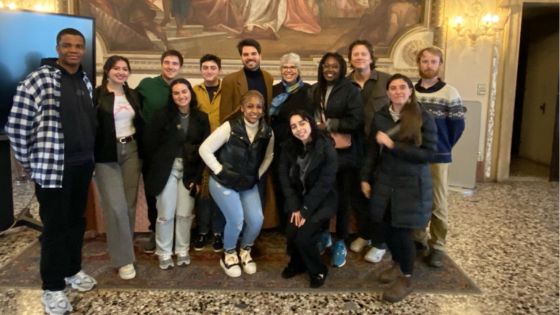 Gli studenti dell’University of North Carolina di Charlotte in visita a Palazzo Trissimo