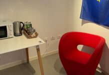 Una nuova area break per gli studenti al Polo giovani B55, in contrà Barche a Vicenza, tra Università, teatro Astra e liceo Fogazzaro La nuova area break del Polo giovani B55