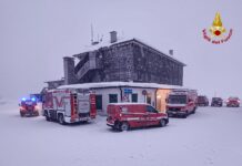 Monte Grappa, donna di Quero Vas dispersa: ricerche in corso rese difficili dalla neve alta vigili del fuoco donna dispera sul monte grappa