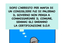 Palermo: 50 euro per voto, arrestato Mimmo Russo ex consigliere FdI. Mellana: il governo non commissaria ma lo dichiara comune DOP Acquisto di voti a Palermo da parte di Mimmo Russo (FdI), by Almor e Claudio Mellana