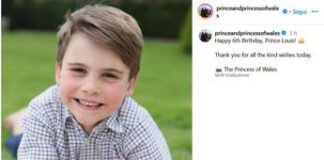 Buon compleanno Louis! Kate Middleton pubblica foto del principe che oggi compie 6 anni