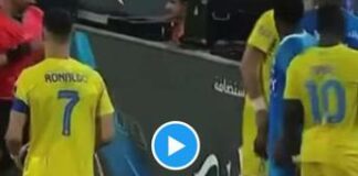 Cristiano Ronaldo espulso, CR7 perde la testa – Video