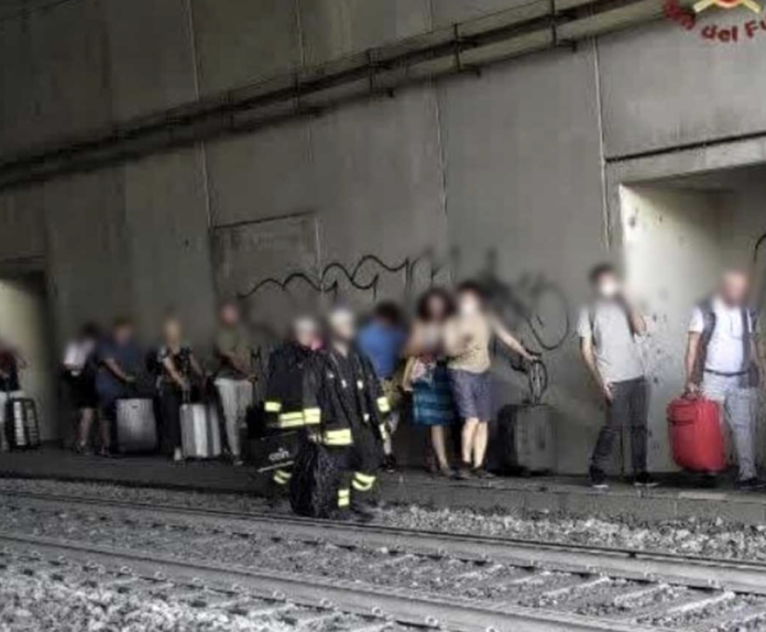 Deragliamento nel giugno 2022 del treno Frecciarossa 9311 nella galleria Serenissima a Roma