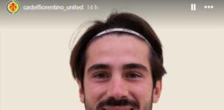 E’ morto Mattia Giani, calciatore del Castelfiorentino colpito da malore in campo