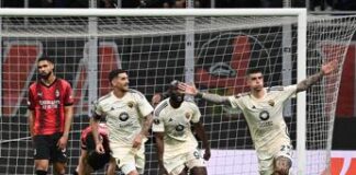 Europa League, Milan-Roma 0-1: gol di Mancini decide andata quarti di finale