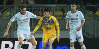 Frosinone-Salernitana 3-0, tris e 3 punti salvezza per Di Francesco