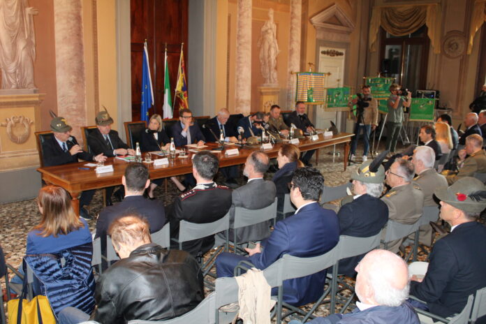 La presentazione a Palazzo Folco dell'Adunata Nazionale degli Alpini