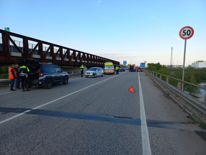 Incidente a Breganze, Polizia Locale NeVi e ambulanza sul posto