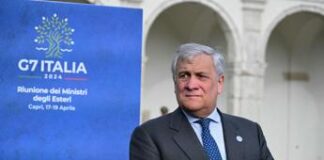 Israele-Iran, Tajani: “Obiettivo politico del G7 è de-escalation”