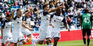 Sassuolo-Lecce 0-3, salentini a un passo dalla salvezza