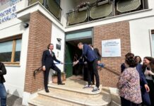 Innovazione e tradizione nel Brazzale Science Nutrition & Food Research Center inaugurato con i fratelli Brazzale e la prof. Monica Bononi (Università di Milano) Taglio del nastro del Brazzale Science Nutrition & Food Research Center