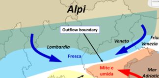 Tornado in Pianura Padana, la dinamica del ‘punto triplo’ come negli Usa