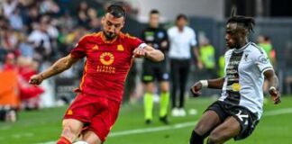 Udinese-Roma 1-2, gol di Cristante al fotofinish decide il recupero