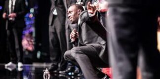 Usain Bolt ai Laureus 2024 a Madrid