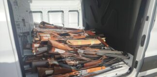 Vicenza, la Questura distrugge 112 fucili e 30 pistole