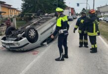 Thiene, scontro tra automobili: due persone in ospedale incidente stradale thiene