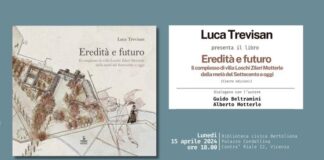 Eredità e futuro, lunedì 15 aprile la presentazione del libro di Luca Trevisan su villa Loschi Zileri Motterle Eredità e futuro, libro di Luca Trevisan, presentato lunedì 15 aprile
