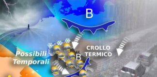 Previsioni meteo, temporali, vento e neve a bassa quota: nel weekend torna l’inverno Previsioni meteo