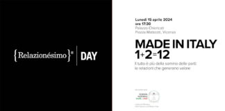 Made in Italy, a Vicenza evento Relazionésimo per la prima Giornata nazionale organizzata dal Ministero delle Imprese made in italy