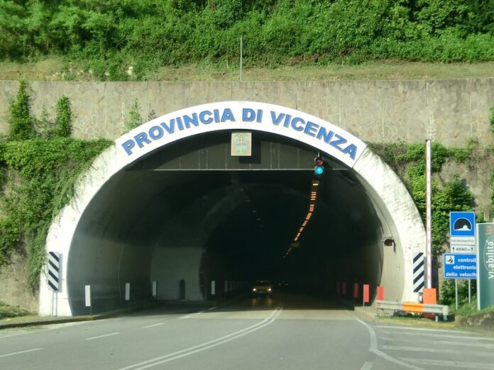 Chiusura notturna per il tunnel Schio-Valdagno e la galleria Valle Miara
