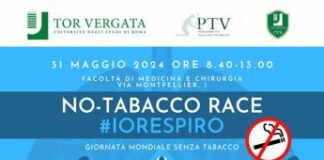Al via ‘No-tabacco race’, corsa di Università, Policlinico e Cus Tor Vergata