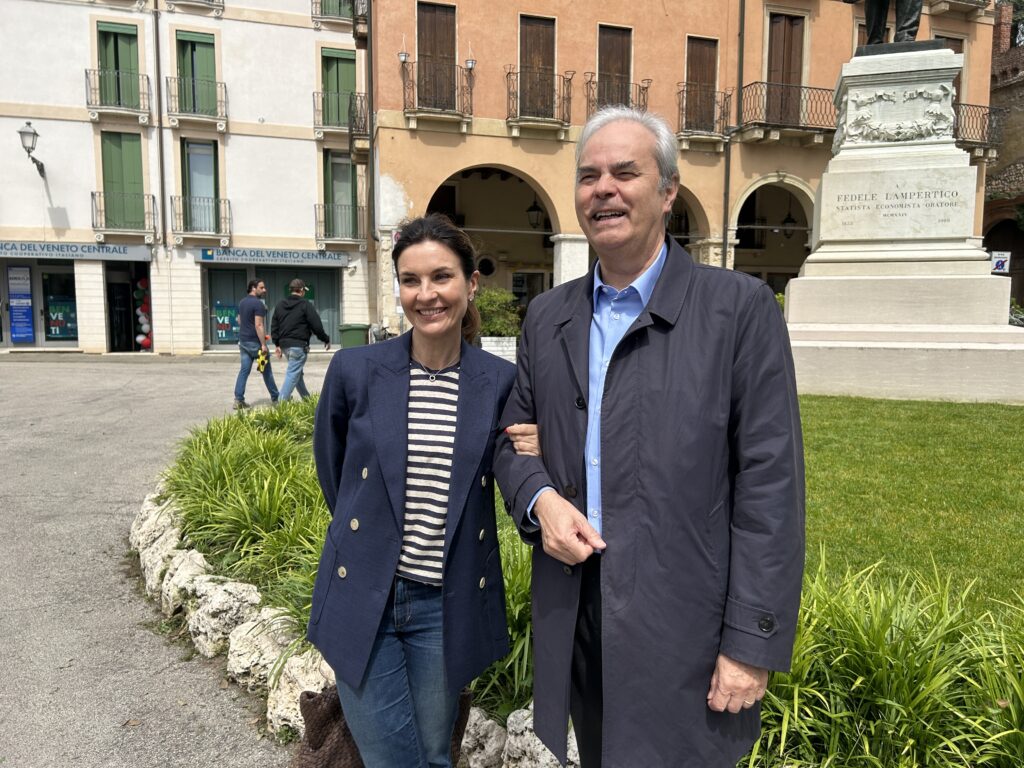 Alessandra Moretti con Achille Variati