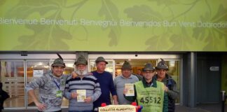 Gli Alpini oggi: tra guerre in tempo di pace, funzione civile e foklore. Su VicenzaPiù Viva n. 7 in edicola e online Alpini in attività sociali (ph ANA FB)