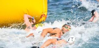 Coppa del Mondo di Nuoto in acque libere, il francese Olivier e la brasiliana Cunha vincono la 10 km a Golfo Aranci