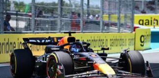 Gp Miami, Verstappen conquista pole Sprint e Leclerc secondo