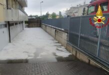 Violenta grandinata ad Agugliaro e in altri centri del Vicentino: interventi dei vigili del fuoco Grandinata ad Agugliaro