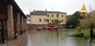 Maltempo in Veneto, allagamenti e danni tra Padova e Rovigo