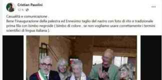 Mantova, segretario della Lega definisce bimbo ‘negroide’: è polemica