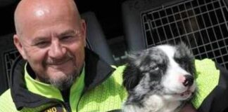 Morta Galassia, cane dei Vigili del Fuoco in azione a Rigopiano e ponte Morandi