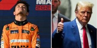 Norris trionfa nel Gp di Miami e spunta Trump ‘il portafortuna’
