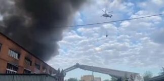 Russia, maxi incendio a Mosca: in fiamme magazzino di 4mila metri quadrati