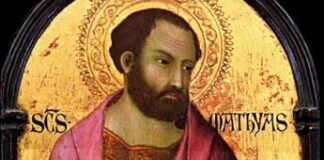 Santo del giorno, oggi 14 maggio si celebra San Mattia Apostolo