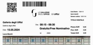Uffizi, addio al biglietto di carta: ecco il biglietto sullo smartphone