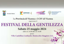 Festival della Gentilezza di Vicenza: ecco il programma. Appuntamento sabato 25 maggio a villa Cordellina Lombardi Festival della gentilezza Provincia di Vicenza